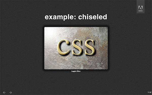 Filter effects for the web